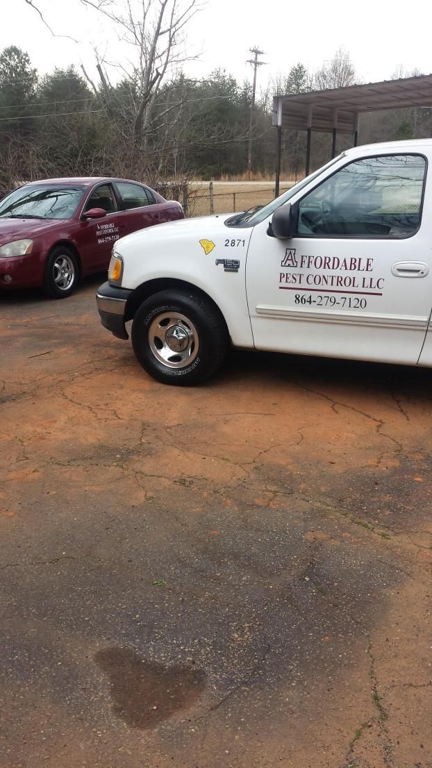 Service vehicle for Affordable Pest Control